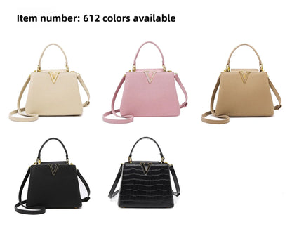 Women's handbag, new fashion versatile bucket bag, high-end bag, large-capacity commuter crossbody bag for women