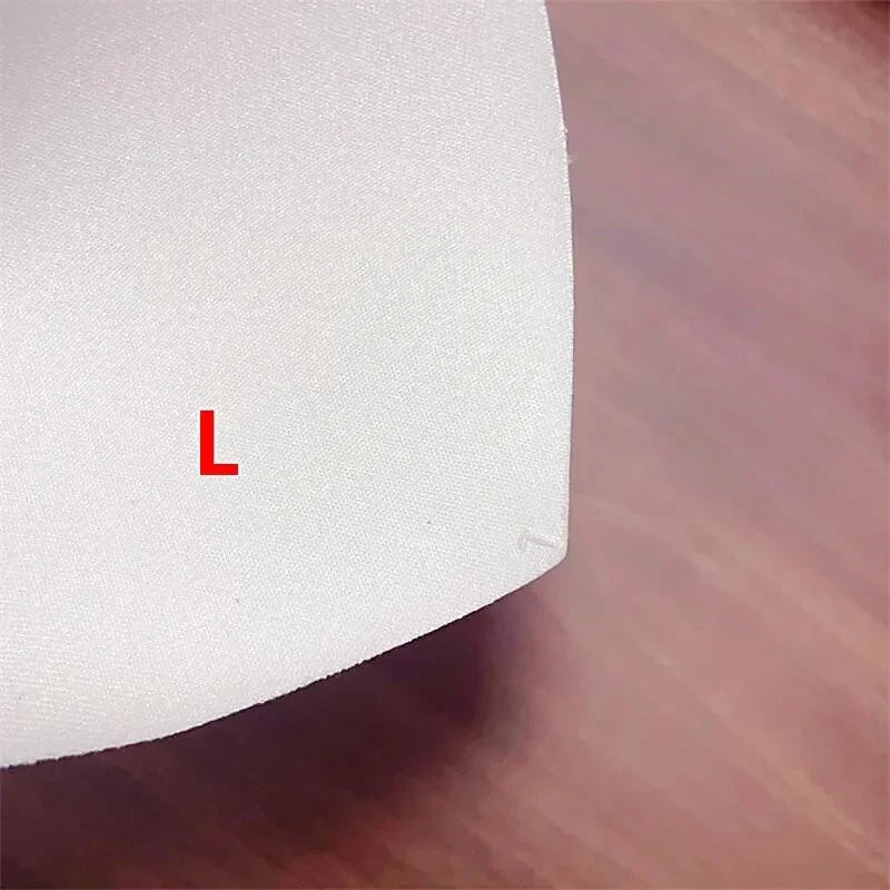 4Pair.Large Size Breathable Thin Sponge Chest Pad Soft Skin Friendly Sweat Absorbing Summer Dress Swimsuit Chest Cup