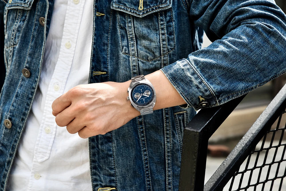 PAGANI DESIGN Men's Watches Luxury Quartz Wrist Watch For Men AR Sapphire Speed Chronograph Retro Dial Clock Reloj Hombre 2026