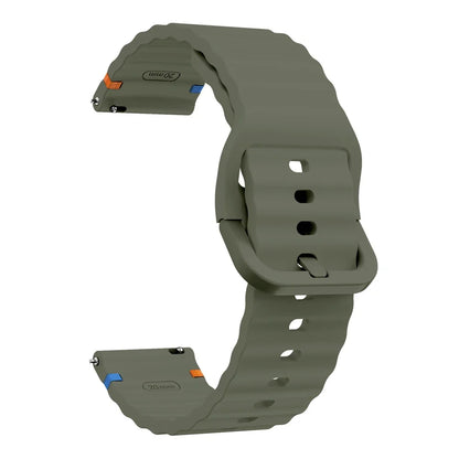 22mm Watch Strap For Xiaomi Watch 2 Pro S4 sport S3 S2 S1 Active/Mi Watch color 2 Smartwatch Watches Band Silicone Wave Bracelet