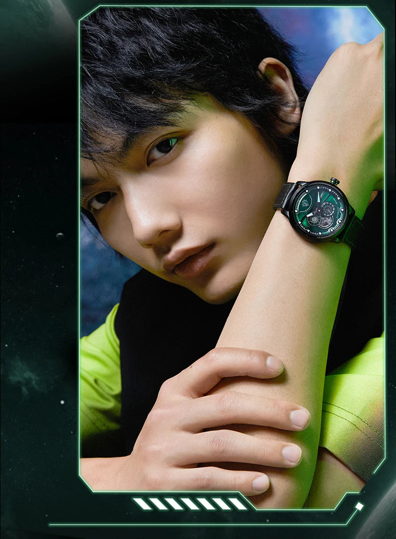 WM Watch Automatic Mechanical Watches Man Stainless Steel Waterproof MIYOTA 82S7 Limited Edition Welly Merck Watch Joint Series