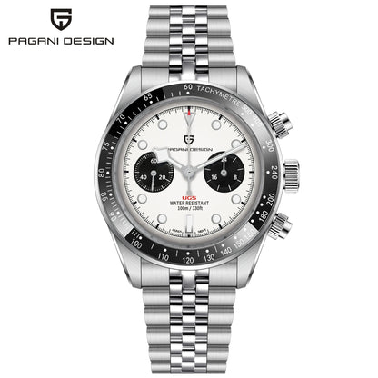 Pagani design Panda retro men's watches 2026 new top business quartz watch men's VK64 chronograph AR Sapphire sports clock reloj