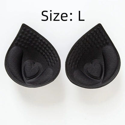 Women Sexy Breast Insert Push Up Bra Enhancer Swimsuit Bikini Pad Removeable Foam Chest Accessories Swimsuit Thickness 4/5/6cm