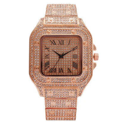 2025 Fashion Watches for Men Women Iced Out Watch Man Luxury Diamond Watch Unisex Quartz Wristwatches Relogio Gift Drop Shipping