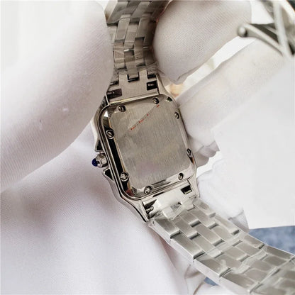 Brand Wrist Watches Women Girl Ladies 22mm 27mm Square Dial Good Quality Steel Band Quartz Luxury Japanese Movement Clock CT13
