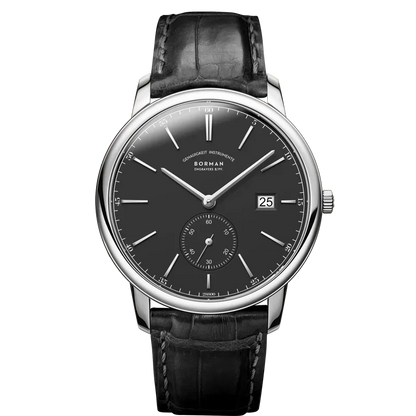 BORMAN Luxury Mens Automatic Mechanical Watch Rose Gold Case Sub Dial Sport Watches Genuine Leather High Quality Gentleman Clock