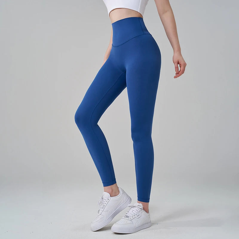 TRY TO BN Gym Leggings Yoga Pants Women Sports Fitness Naked Feeling High Waist Elastic Workout Push Up Leggings Tights Women