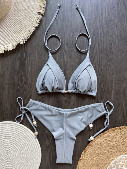 RUOTONGSEPT 2025 New Sexy 13 Color Triangle Bathing Suit for Women Brazilian Bikinis Swimwear Push Up Swimsuit Beach Bikini Set