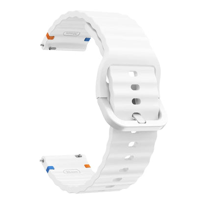 22mm Watch Strap For Xiaomi Watch 2 Pro S4 sport S3 S2 S1 Active/Mi Watch color 2 Smartwatch Watches Band Silicone Wave Bracelet