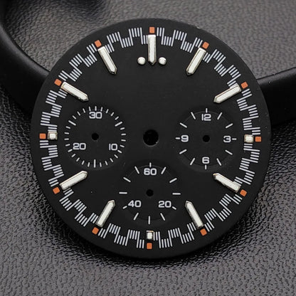 39.7mm MoonSwatch Chronograph Watches Stainless Steel Case Fit VK63 Movement Accessories Sapphire Glass Watch 20mm Strap Moon