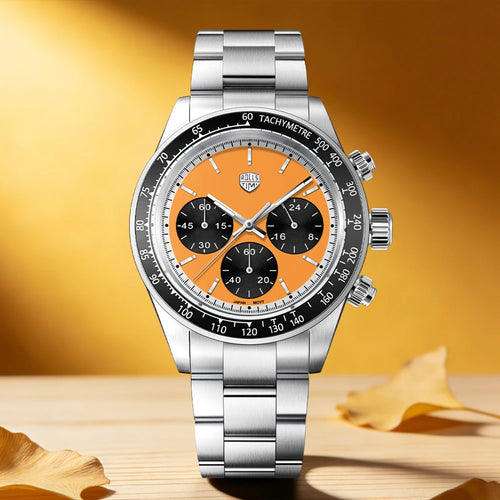 2026RollsTimi Luxury Quartz Watches men's Vk63Movt sports Chronograph men's fashion sapphire all-steel diving watch reloj hombre