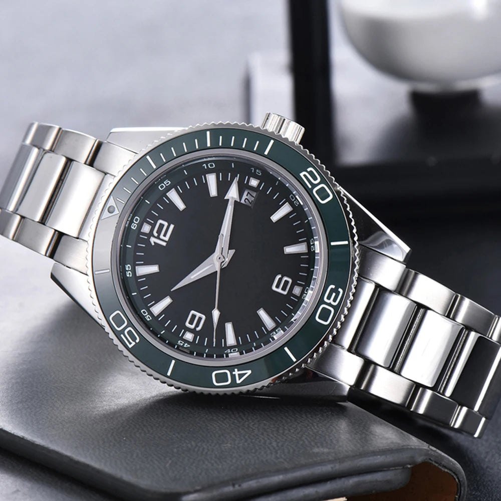 Luxury Corgeut Automatic Mens Watches Ceramic 10bar Swim Stainless Steel NH35A Watch Men Mechanical Wristwatch Relogio Masculino
