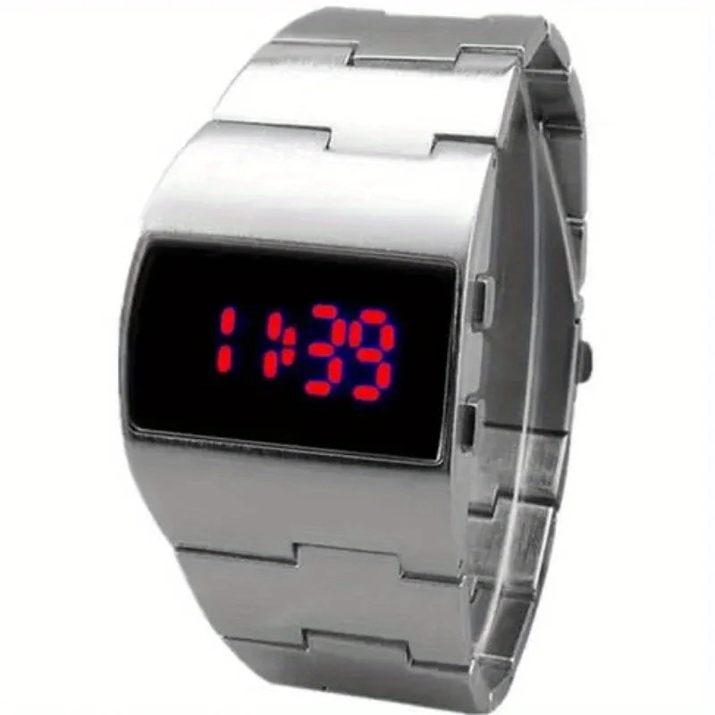 New Luxury Heavy Watch Men Led Digital Watches Full Black Electronic Wristwatches Men Sport Watches Reloj Hombre Montre Homme