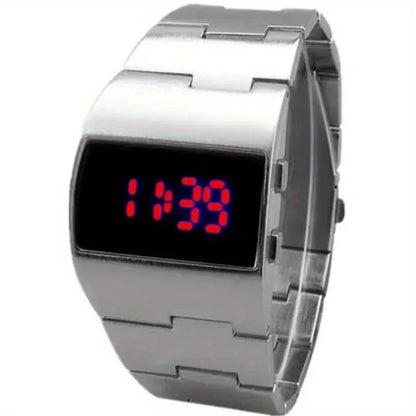 New Luxury Heavy Watch Men Led Digital Watches Full Black Electronic Wristwatches Men Sport Watches Reloj Hombre Montre Homme