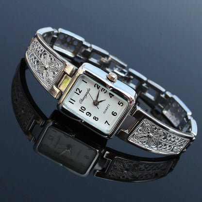 High Quality Women Watches Luxury Wristwatches Ladies Fashion Stainless Steel Bracelet Watch Female Elegant Clock Women