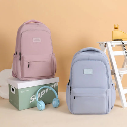 New Female Fashion Men High Capacity Waterproof College Backpack Trendy Women Laptop School Bags Cute Girl Travel Book Bag Cool