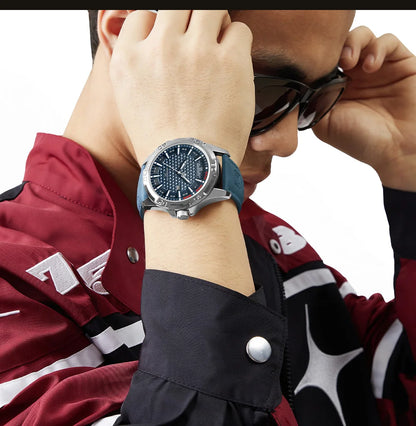 NAVIFORCE Brand Men Fashion Quartz Watches Male Leather Strap Sport Waterproof Wristwatches CalendarClock Relogio Masculino