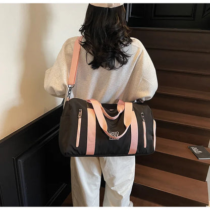 Fashion Travel Bags For Women Large Capacity Men's Sports bag Waterproof Weekend Sac Voyage Female Messenger Bag Dry And Wet
