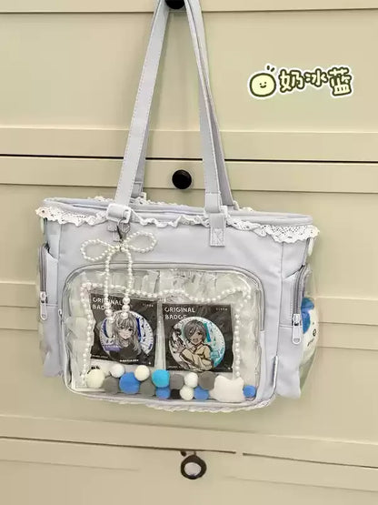 Ballet Girl Has A Large Appetite Itabag Japanese 2D Single Shoulder Cross Body Goods Bag Gift For Friends only no dolls no card