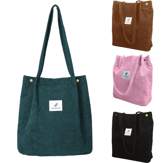 Women Corduroy Handbag New Style Shoulder Bag Vintage Small Square bags Casual Tote Female Fashion Trend Crossbody Bags