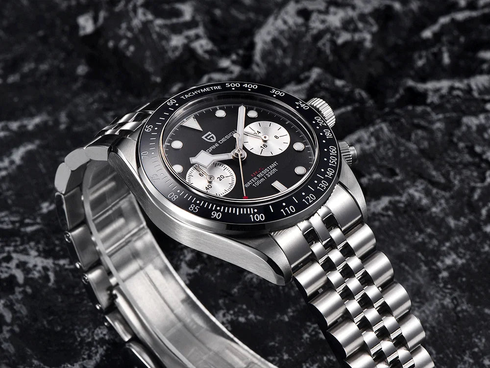 Pagani design Panda retro men's watches 2026 new top business quartz watch men's VK64 chronograph AR Sapphire sports clock reloj