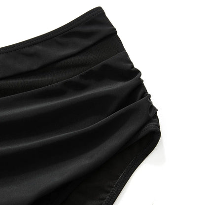 High Waist Bikini Set Sexy Push Up Swimsuit Women Black Beachwear Tummy Control Swimwear Adjustable Bathing Suit Bikinis 2024