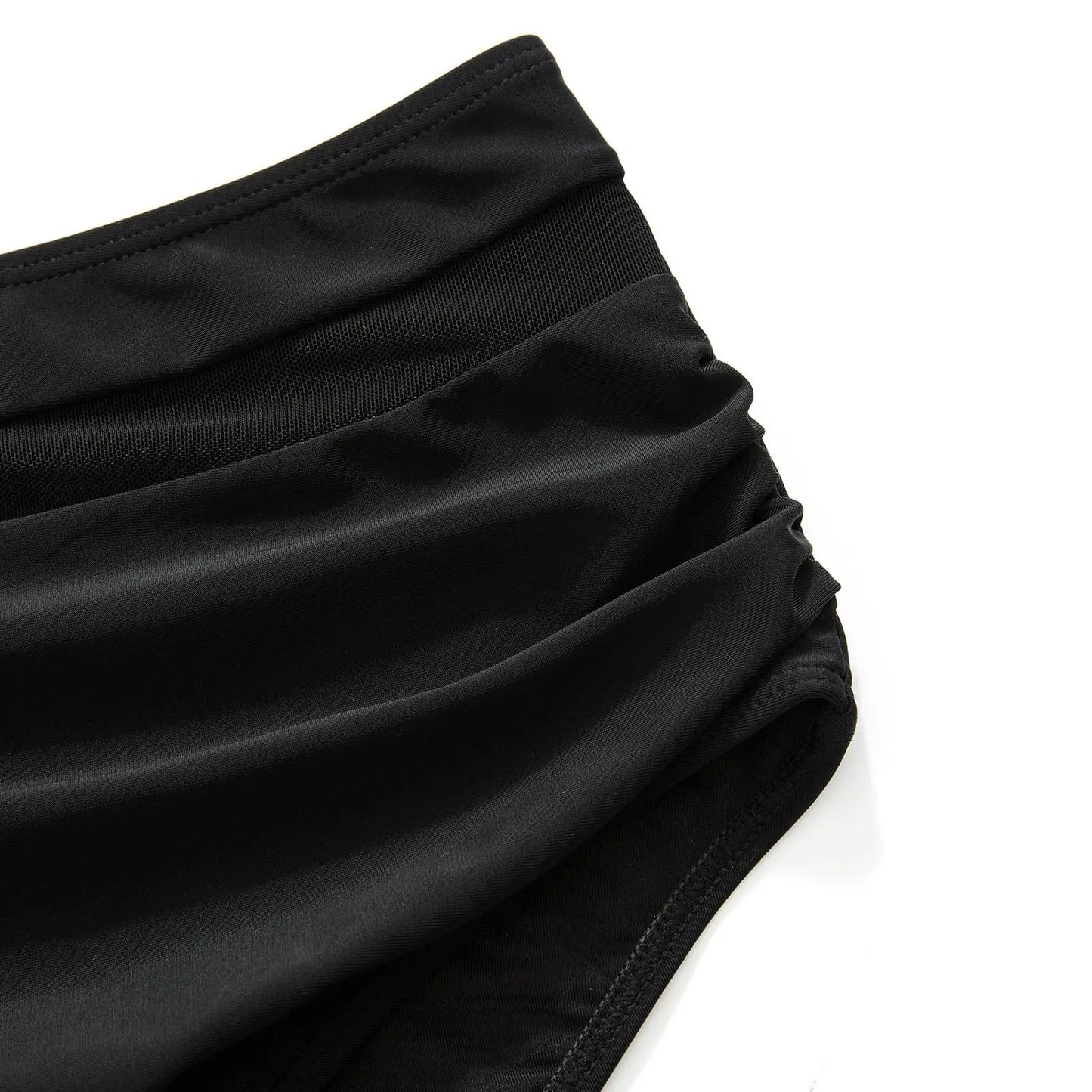 High Waist Bikini Set Sexy Push Up Swimsuit Women Black Beachwear Tummy Control Swimwear Adjustable Bathing Suit Bikinis 2024