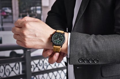 BENYAR 5188 New Quartz Watches for Men Top Brand 42MM Military Watch Luxury Chronograph 30M Waterproof Male Clock Reloj Hombre