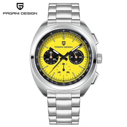 PAGANI DESIGN Men's Watches Luxury Quartz Wrist Watch For Men AR Sapphire Speed Chronograph Retro Dial Clock Reloj Hombre 2026
