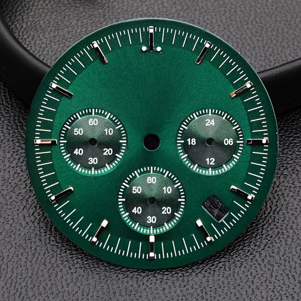 39.7mm MoonSwatch Chronograph Watches Stainless Steel Case Fit VK63 Movement Accessories Sapphire Glass Watch 20mm Strap Moon