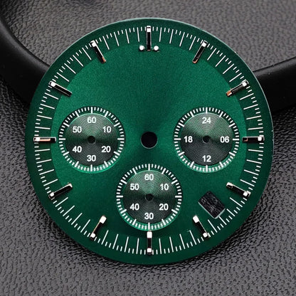 39.7mm MoonSwatch Chronograph Watches Stainless Steel Case Fit VK63 Movement Accessories Sapphire Glass Watch 20mm Strap Moon