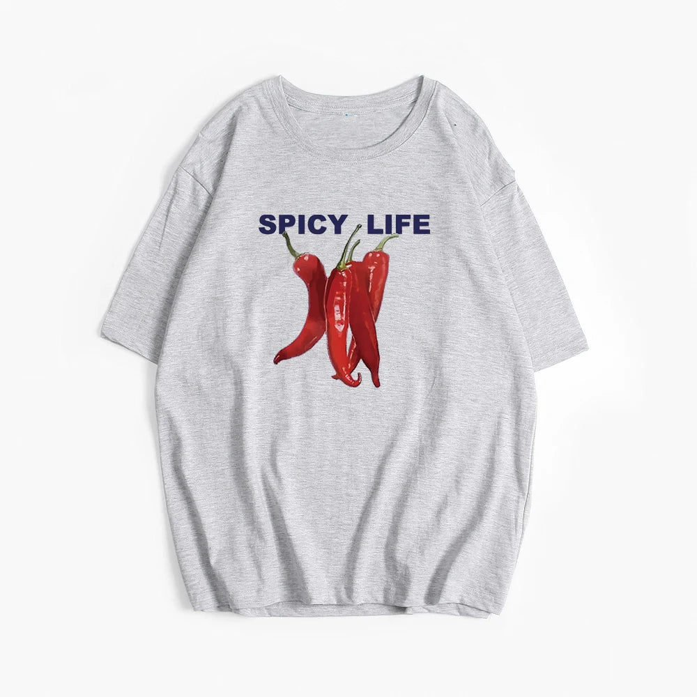 Hirsionsan Hot Girl Graphic Printed T Shirt Women Summer Cotton Soft Short Sleeve Casual Tee Female Oversized Higt Street Tops