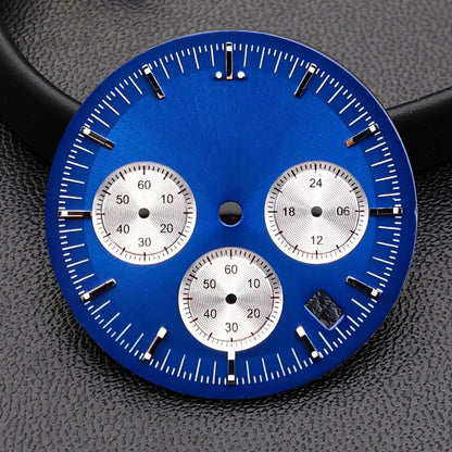 39.7mm MoonSwatch Chronograph Watches Stainless Steel Case Fit VK63 Movement Accessories Sapphire Glass Watch 20mm Strap Moon