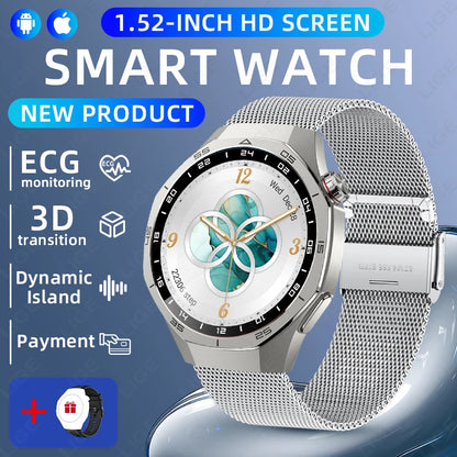 LIGE New ECG Men's Smart Watch HD Screen Heart Rate Health Smart Watches Bluetooth Call Smartwatch For Men Women Holiday Gifts
