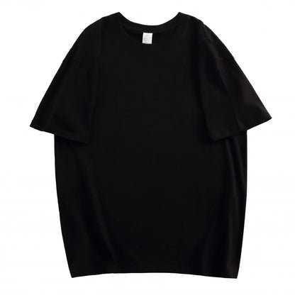 100% Cotton Five Half Sleeve Men's Women Summer T-shirt Loose Short-sleeved Casual Basic Shirt O Neck Solid Color Tops