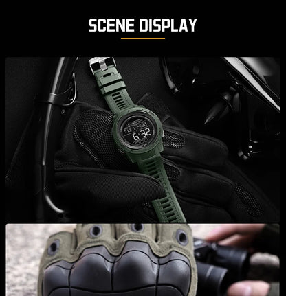 SMAEL 8105 Digital Watches Sports LED Wristwatches Men's 50m Waterproof Watch Digital Light Stopwatch Watch for Men