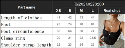 Women's Cropped Tops Spring and Summer Corset Korean Suspenders Vest Sexy Camisole Slim Y2K Corset Tops Casual Basic T-shirt