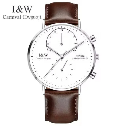 Carnival Brand Luxury Watches for Man Fashion Waterproof Rose Gold Silver Military Clock Men Quartz Wristwatches Reloj Hombre