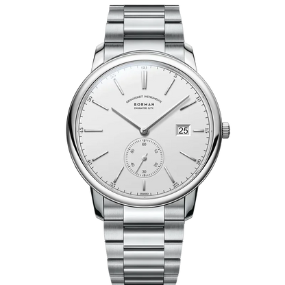 BORMAN Luxury Mens Automatic Mechanical Watch Rose Gold Case Sub Dial Sport Watches Genuine Leather High Quality Gentleman Clock
