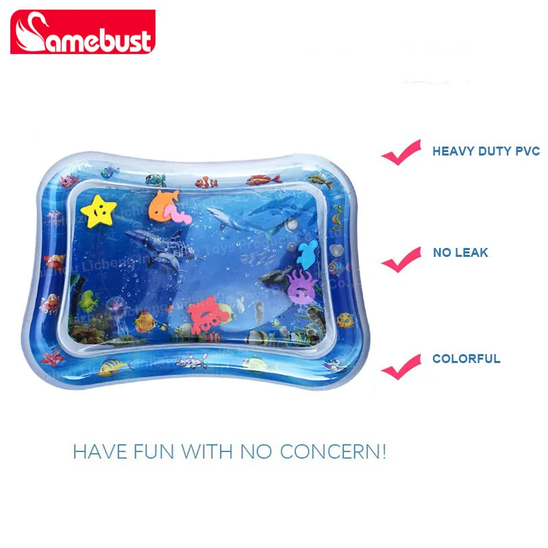 Camebust Water Pad Inflatable Tummy Time Water Pad for Infants and Toddlers Promote Development Toys