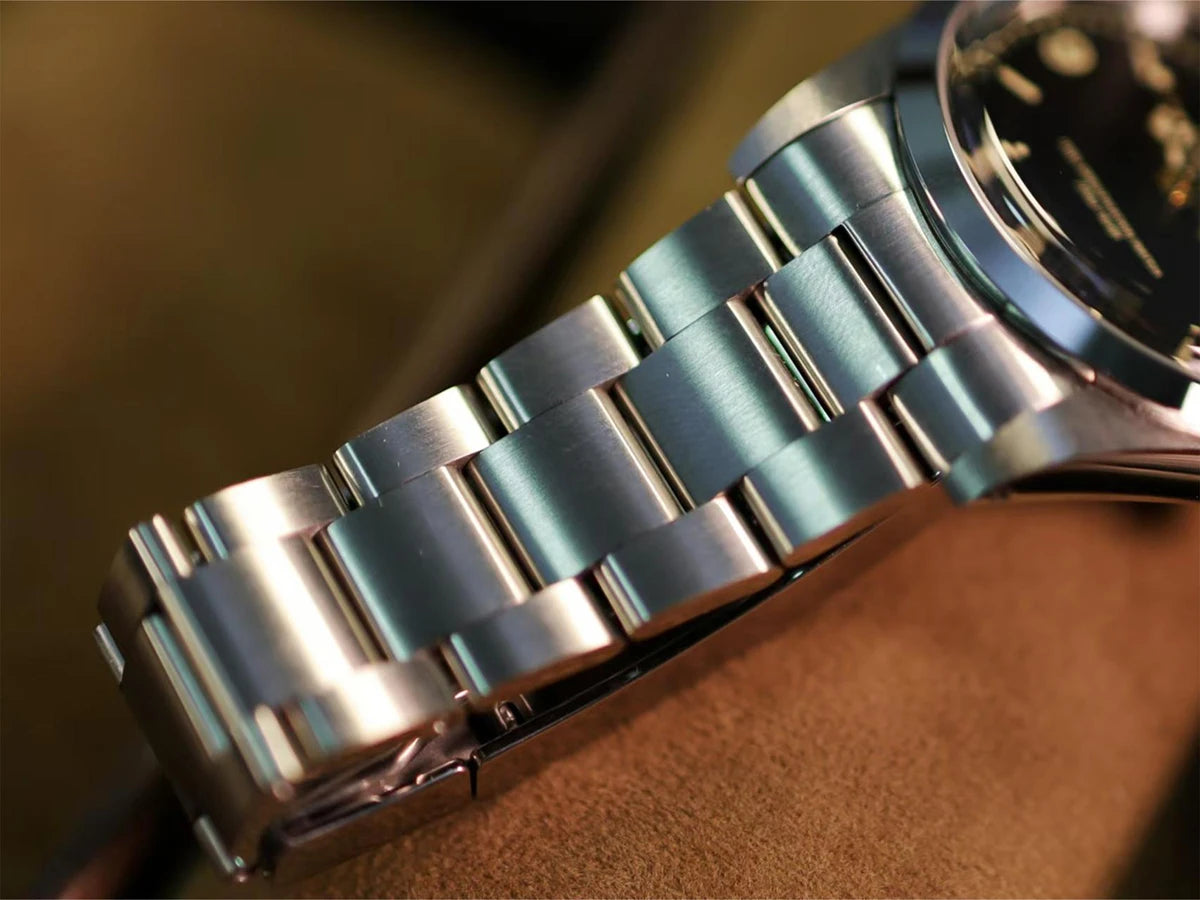 Hruodland 2025 36mm New Classic Automatic Men Dress Watches NH38 Mechanical Stainless Steel Bracelet Black Sport Wristwatch Male