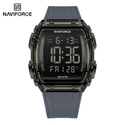 NAVIFORCE Fashion Student Watches Electronic LED Digital Watch for Men Watch Waterproof Sport Multifunctional Alarm Clock Man