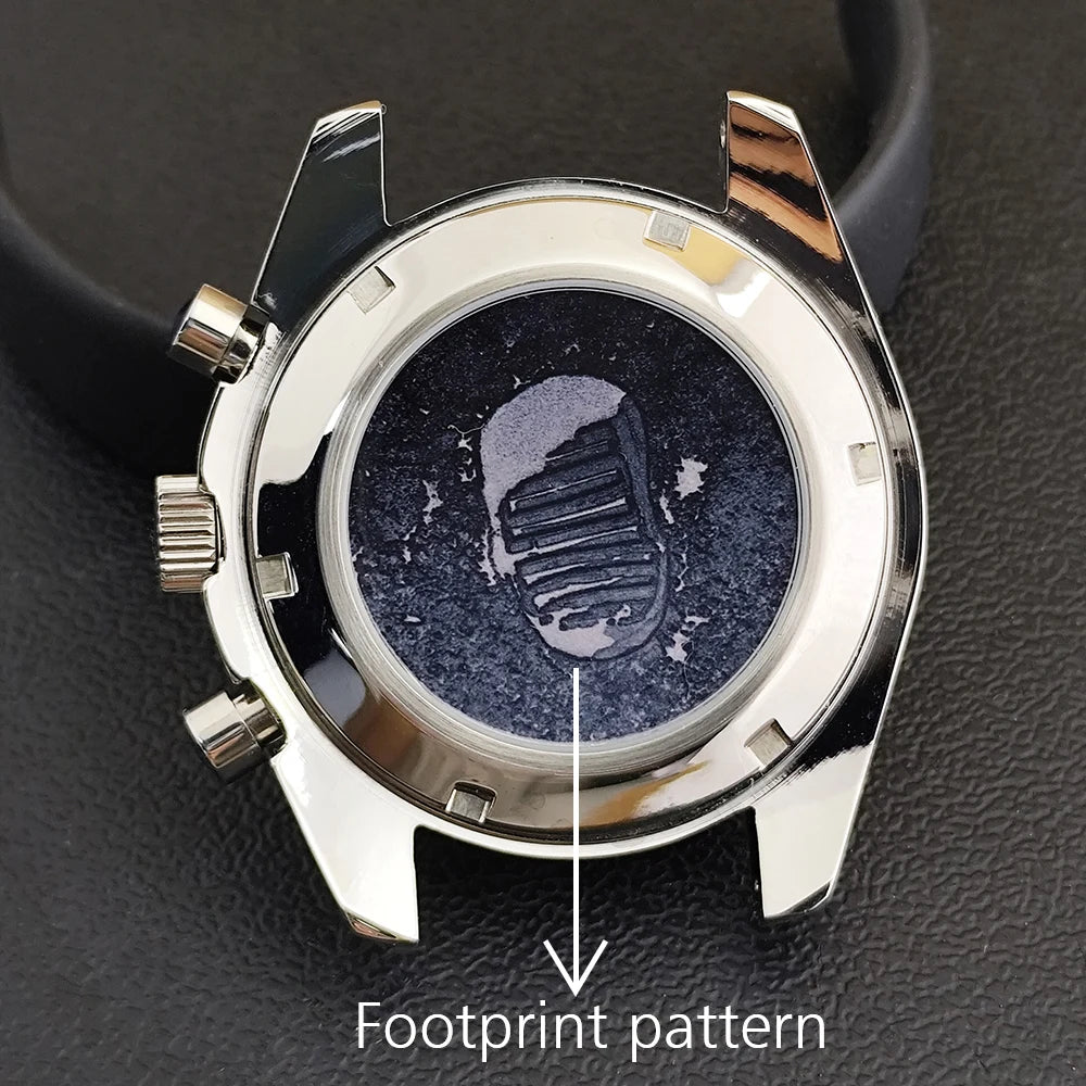 39.7mm Case Watches Metal Case Fits VK63 Movement Accessories Sapphire Glass Equipped With Bezel And Strap VK63 Dial