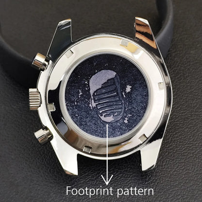 39.7mm Case Watches Metal Case Fits VK63 Movement Accessories Sapphire Glass Equipped With Bezel And Strap VK63 Dial