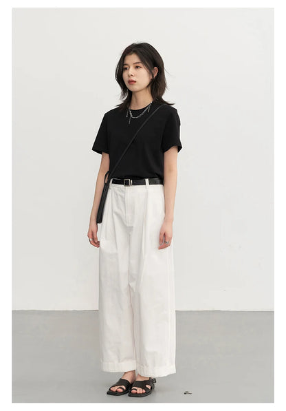 CHIC VEN Women's Tees Basic O Neck Short Sleeve Pullover T-shirt for Woman Solid Female Top Casual Ladies Tshirt Summer 2024