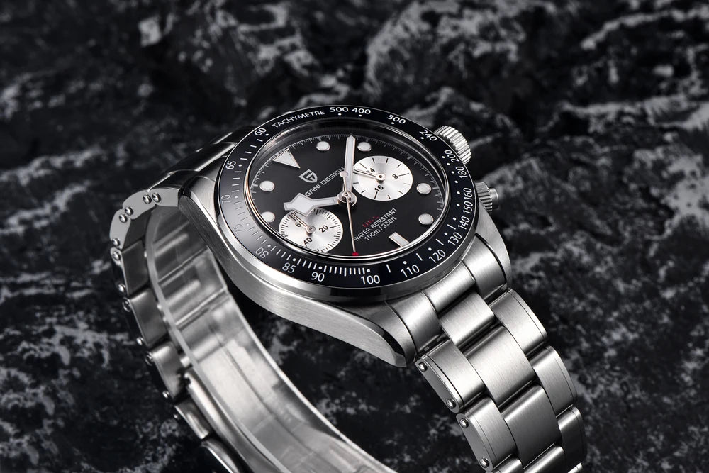 2026 New PAGANI DESIGN Panda Men's Watches Luxury Quartz Chronograph Waterproof AR Sapphire Mirror Sports Watch For Men Luminous
