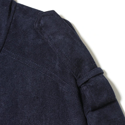 HXAO New Arrival Suede Jacket Women's Jackets Autumn Darkgrey Khaki Bomber Jacket Chic Zip Up Long Sleeve Coat Fashion Outerwear