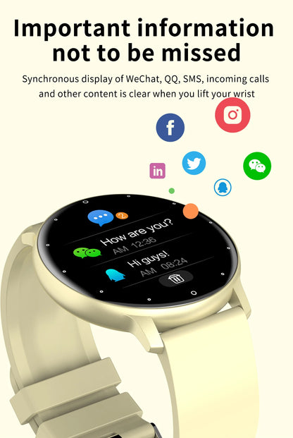 LIGE New Smart Watch Men Sports Fitness Watches Heart Rate Full Touch Screen Bluetooth Call 2026 New Ultra Light Smartwatch Men