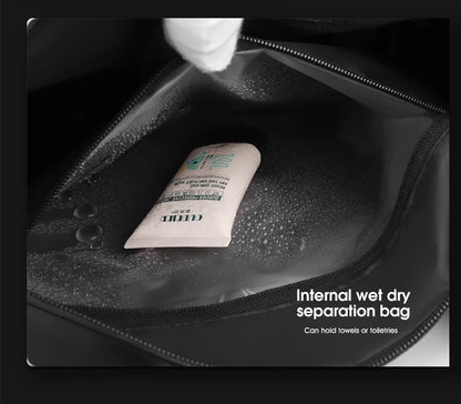 Fashion Travel Bags For Women Large Capacity Men's Sports bag Waterproof Weekend Sac Voyage Female Messenger Bag Dry And Wet