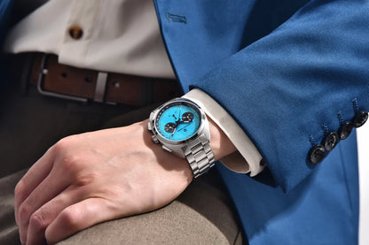 PAGANI DESIGN Panda Mens Watches Quartz Luxury Watch For Men Chronograph VK63 Wristwatches AR Sapphire Waterproof Luminous Clock